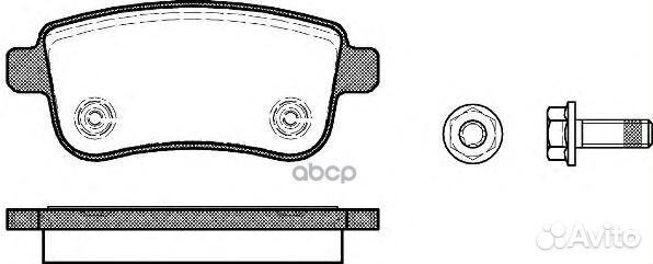 1387 00 GDB1791FDB4182 440603734R колодки