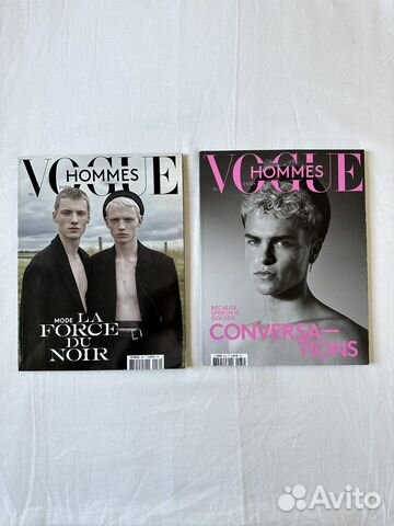 Журналы Vogue Hommes Paris