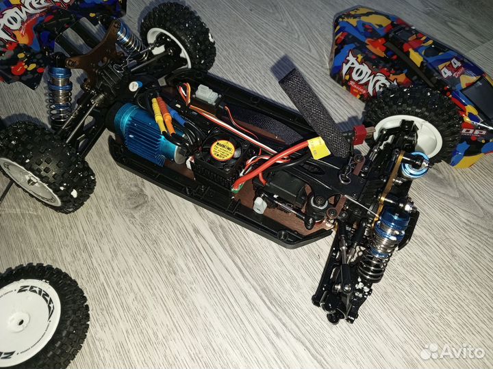 Wltoys 124007 багги 1/12, разбор, запчасти, бк