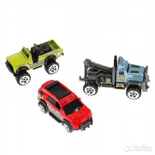 Набор машин Технопарк металл Городской микс 7,5 см