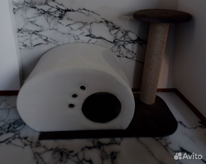 Когтеточка-дом для кошки