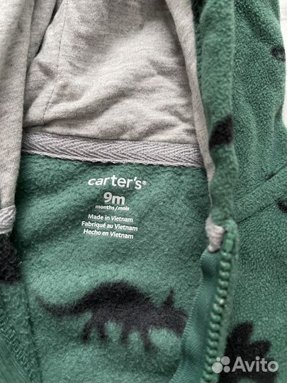 Комбинезон флисовый carters 9 мес
