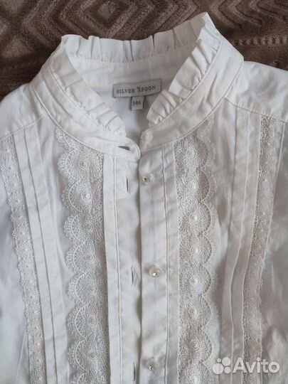 Блузка школьная silver spoon 146