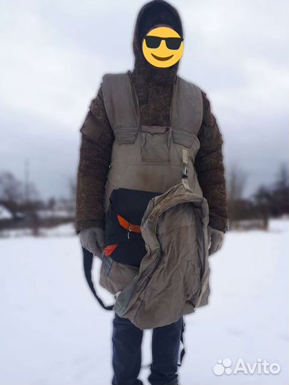 Подвеска с парашютом для дельтаплана