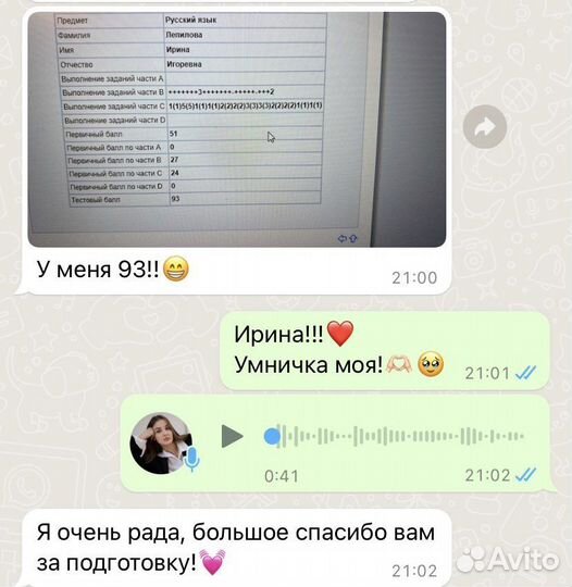 Репетитор по русскому языку и литературе