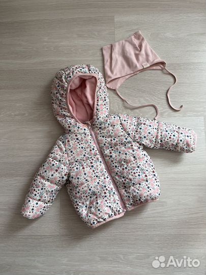Куртка и шапка на девочку 68 размер