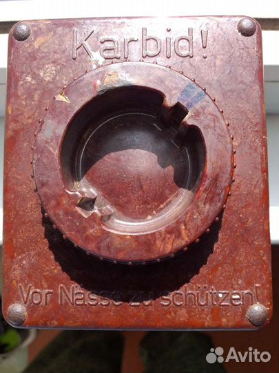 Немецкая ёмкость для карбида 1941