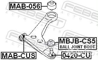 Сайлентблок MAB-CUS
