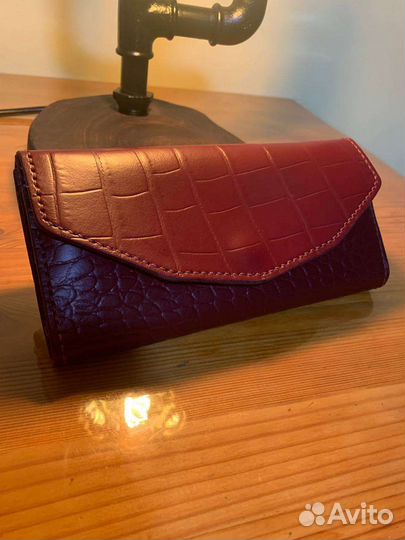 Кошелек женский натуральная кожа ручная работа