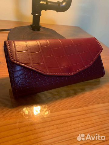 Кошелек женский натуральная кожа ручная работа