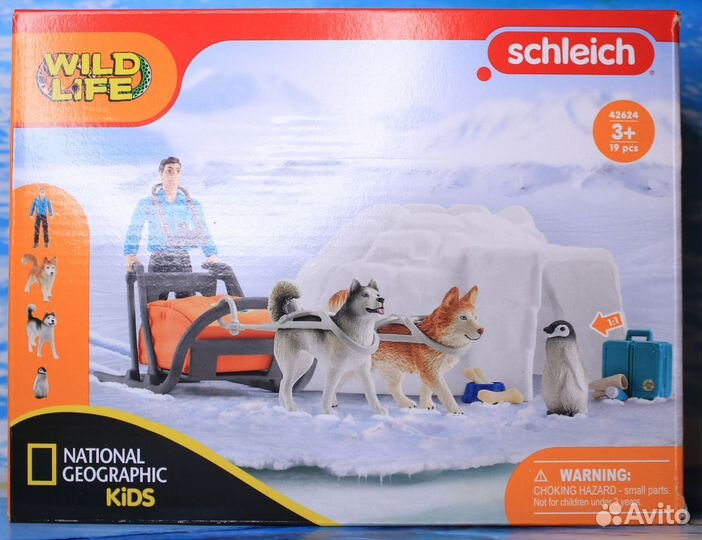 Schleich 42624 Антарктическая Экспедиция с Хаски