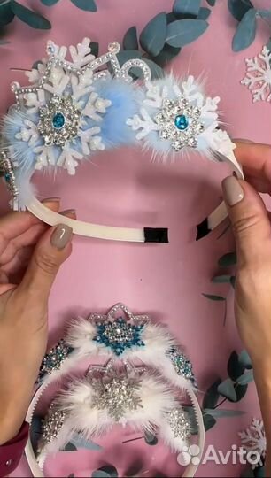 Ободок новогодний (диадема)