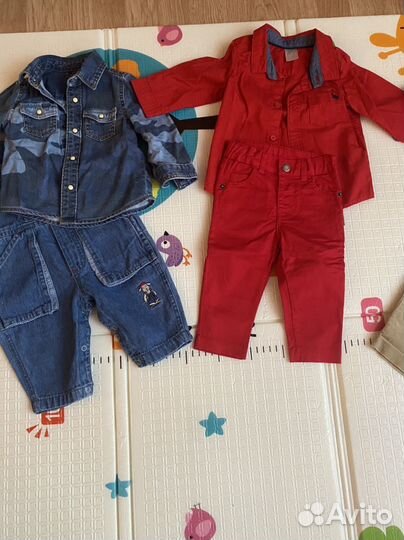 Одежда на мальчика пакетом 68-74