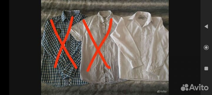 Рубашки школьная форма р 146 152 158 164