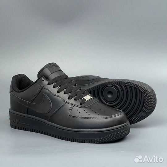 Мужские кроссовки Nike Air Force 1 Black