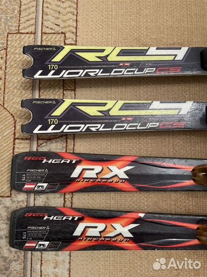 Горные лыжи Fischer RC4 GS 170, RX 175