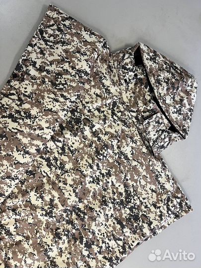 Дождевик мужской с капюшоном военный камуфляжный