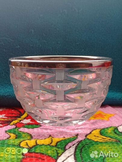 Икорница Хрустальная 6Х10см