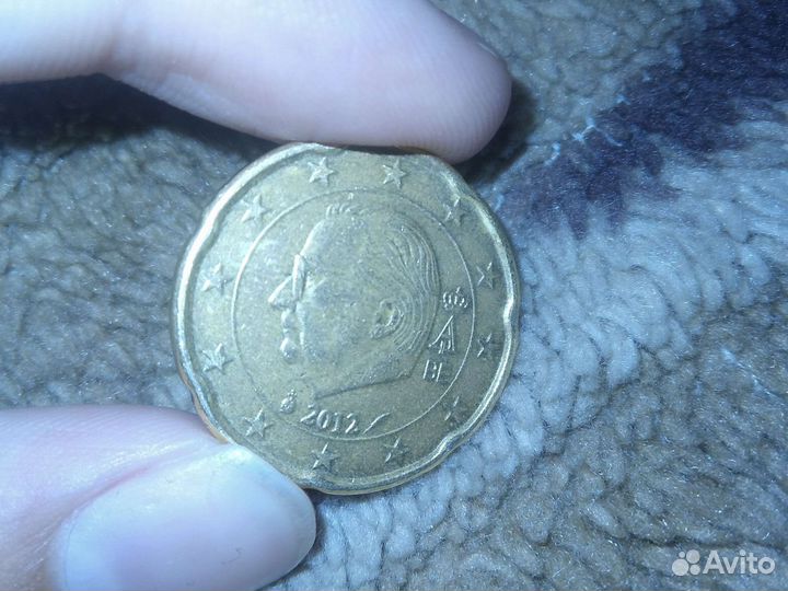 Монета 20 евро 2012 года