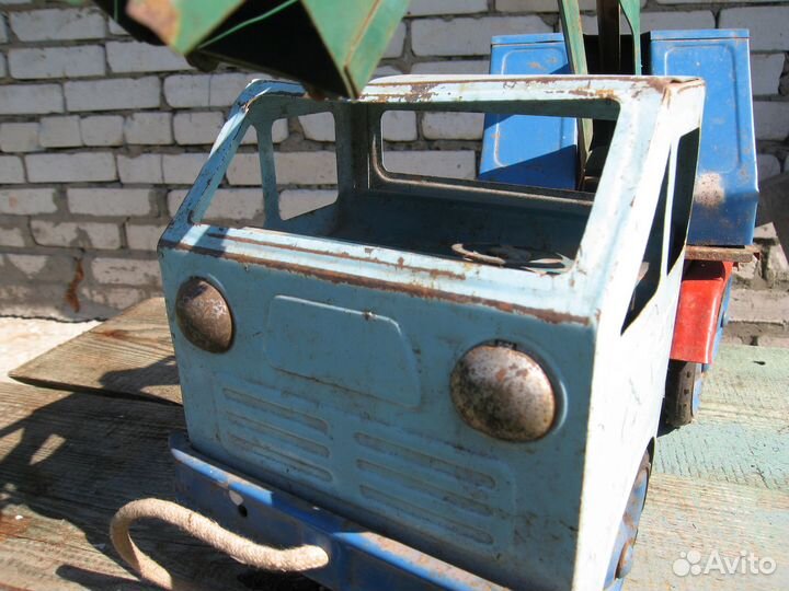 Игрушка экскаватор Красная Этна СССР