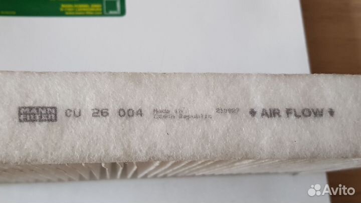 Салонный фильтр Mann CU26004