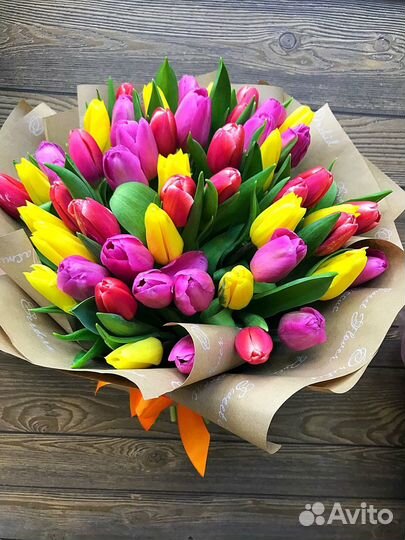 Тюльпаны, розы, букеты