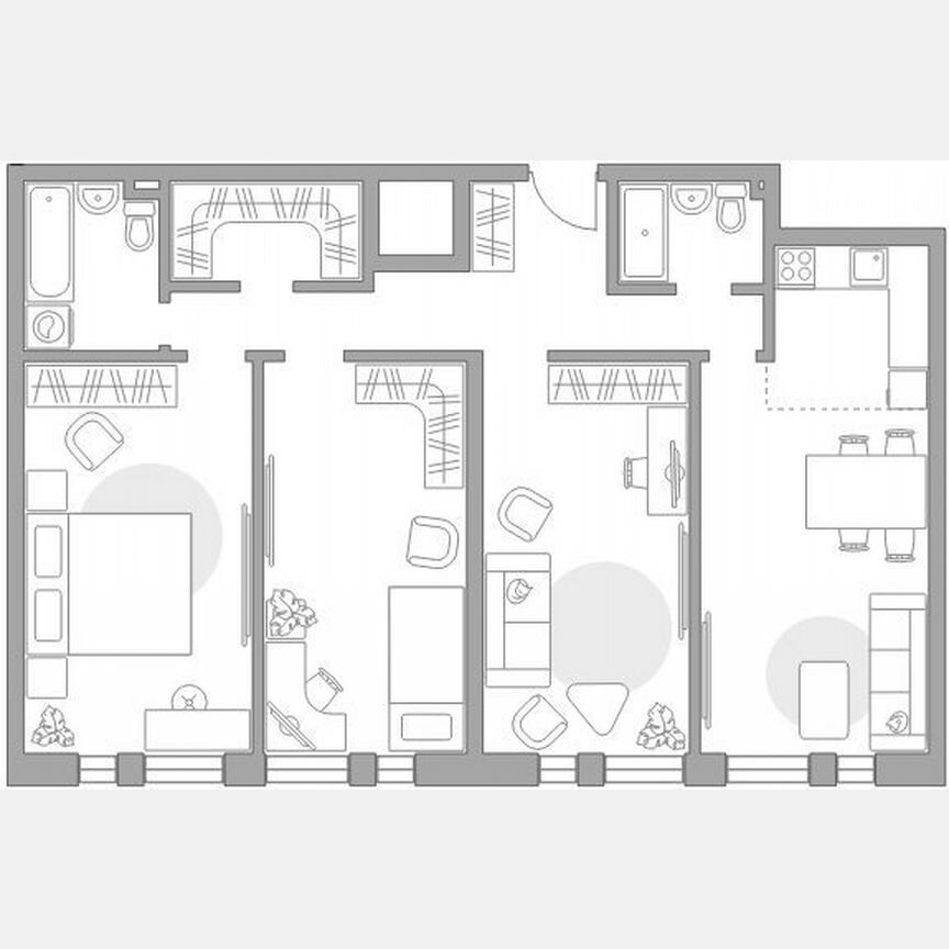 4-к. квартира, 93,8 м², 21/30 эт.