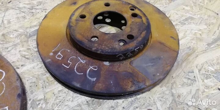 Диски тормозные (комплект) перед. Mercedes-Benz