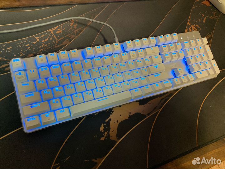 Клавиатура ZET gaming Blade Optical - белая