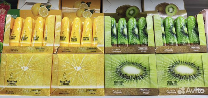 Крем для рук питательный / аромат лимон и киви