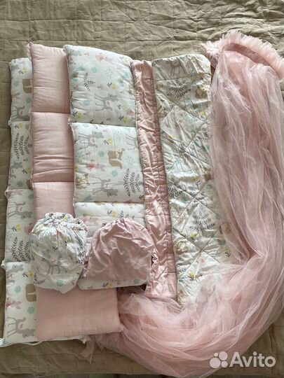 Бортики в детскую кроватку бу