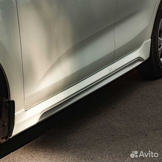 Накладки на пороги zeus для KIA RIO IV