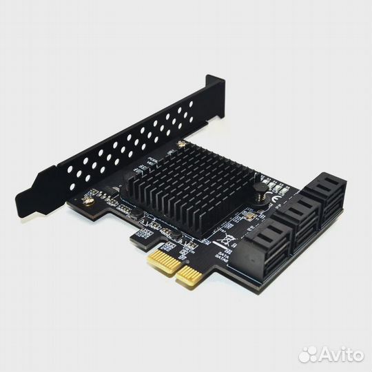 Карта расширения PCI-E х1 SATA-3 (4,6 портов)