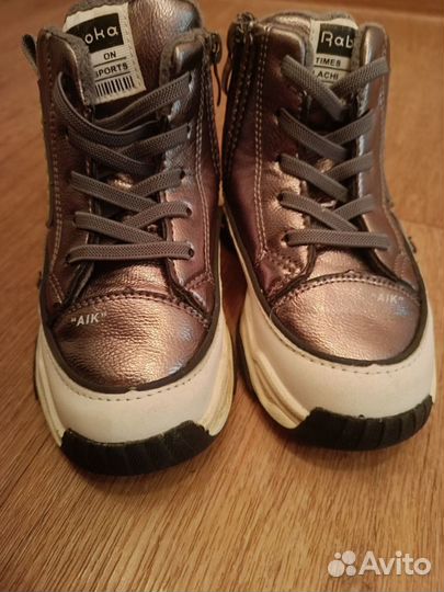 Ботинки,кеды для девочки, утеплённые, р.28