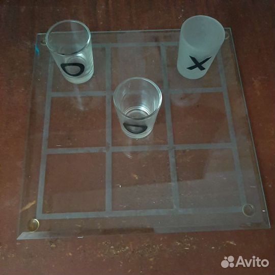 Рюмка стопка.Набор. Игра Крестики нолики