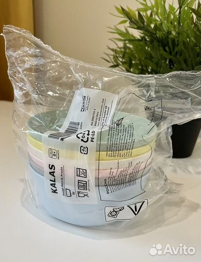Миски IKEA kalas 6 штук