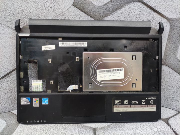 Топкейс нетбука eMachines M350