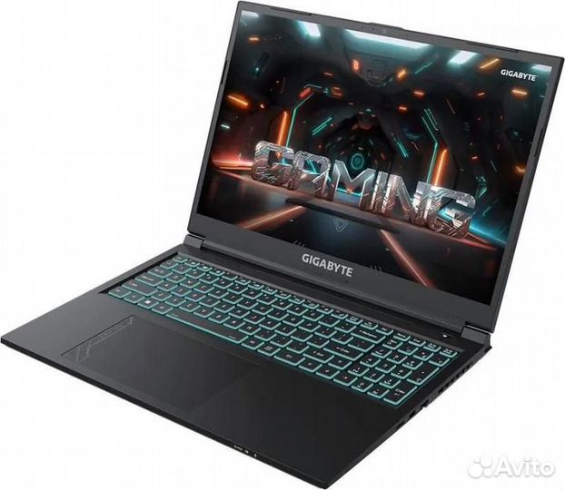 Ноутбук игровой gigabyte G6 KF-53KZ853SH, 16, 2023, IPS, Intel Core i5 13500H 2.6ггц, 12-ядерный, 16