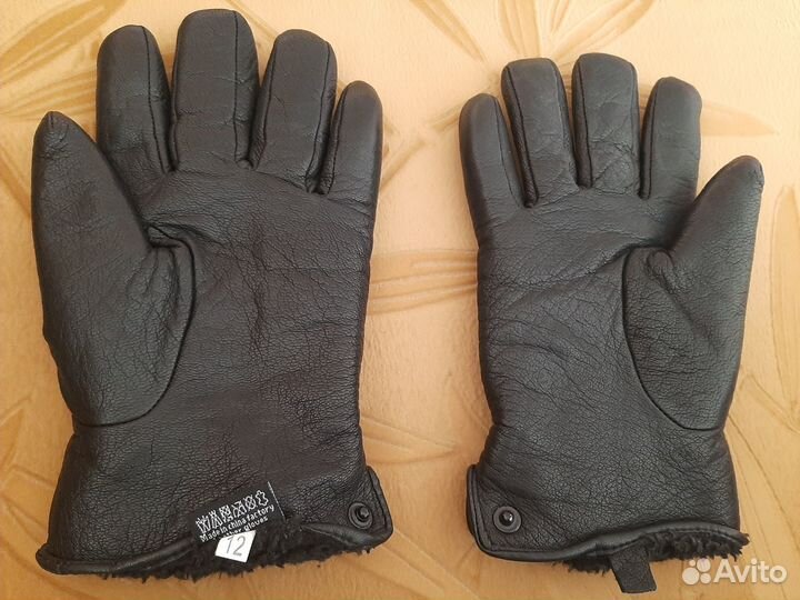 Пержатки мужские кожаные