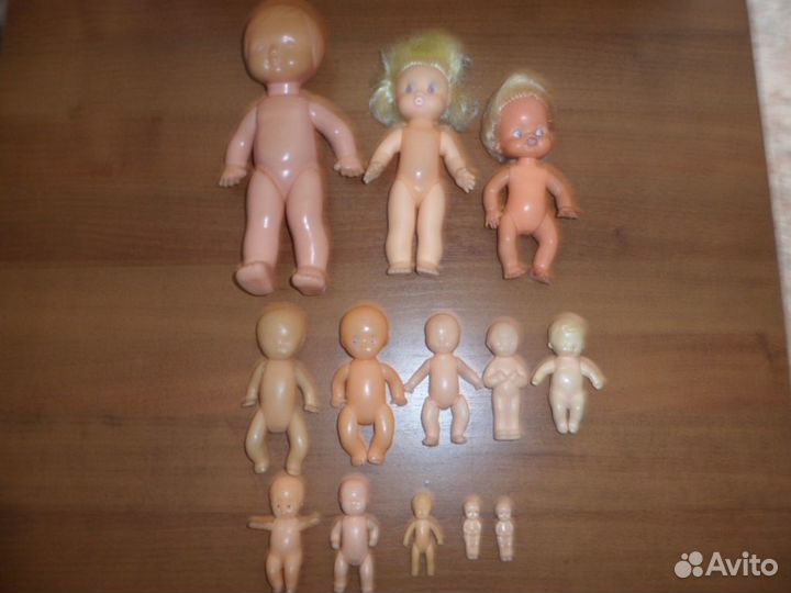 Игрушки пупсы времен СССР