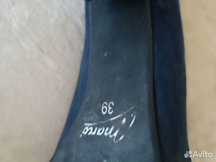 Туфли замшевые