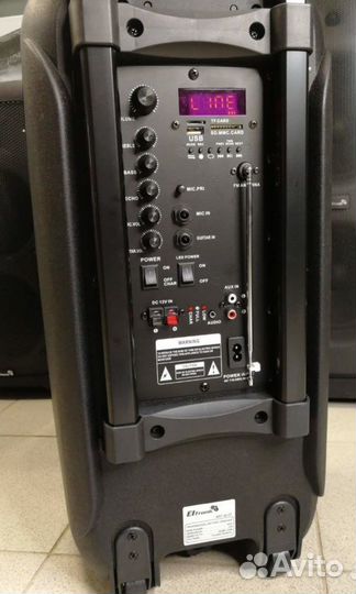 Блютуз колонка мощная большая, выход на12V