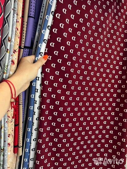 Прадо шёлк принт. Сток. От рулона. По всей РФ