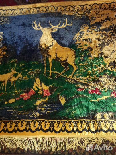 Коврик плюш СССР винтаж