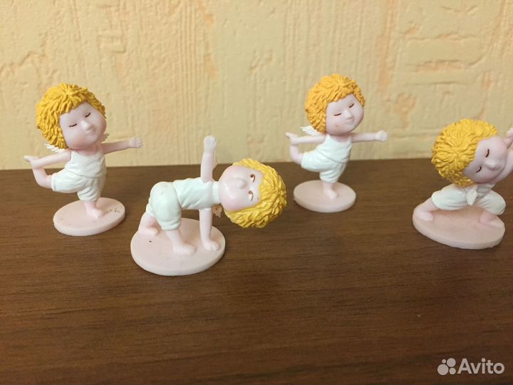 Киндеры йога для ангелов.12 фигурок.Gapchinskа