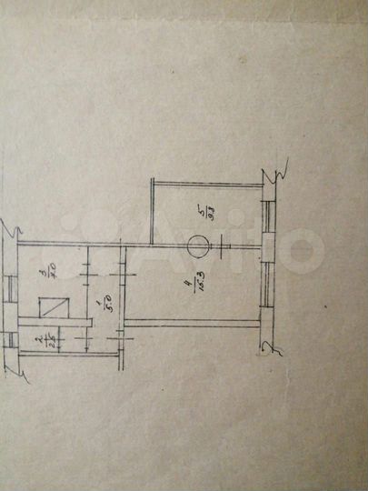 2-к. квартира, 40 м², 1/2 эт.