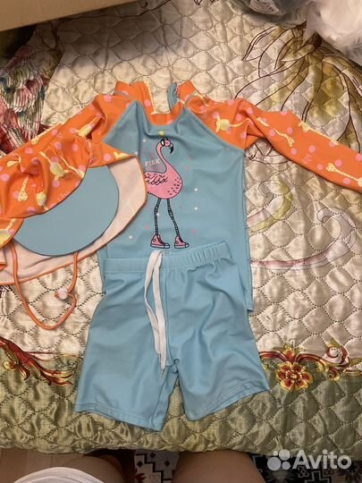 Купальный костюм для девочки спф 50