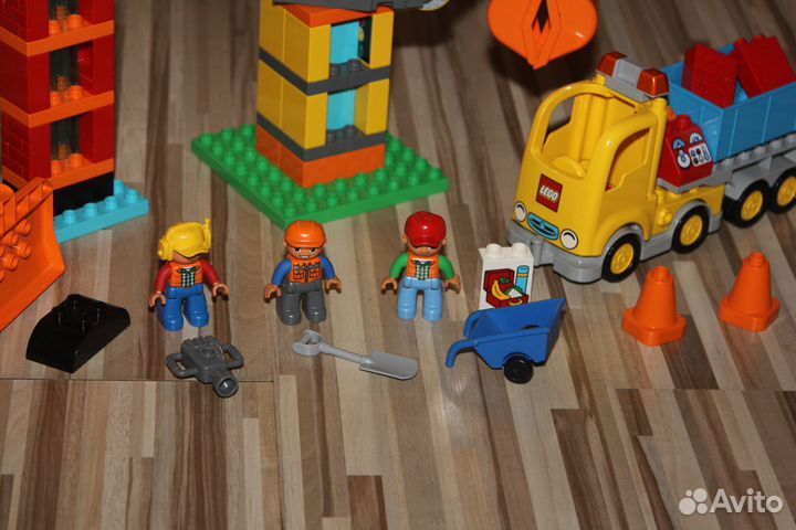 Lego duplo Ти 10813 Большая стройка полный компл б