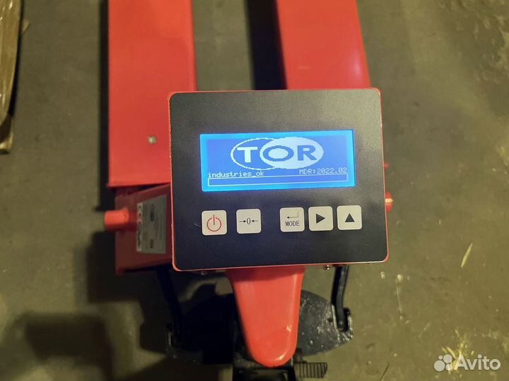 Рохля с весами 2500 кг 1150 мм TOR CBY-CW2