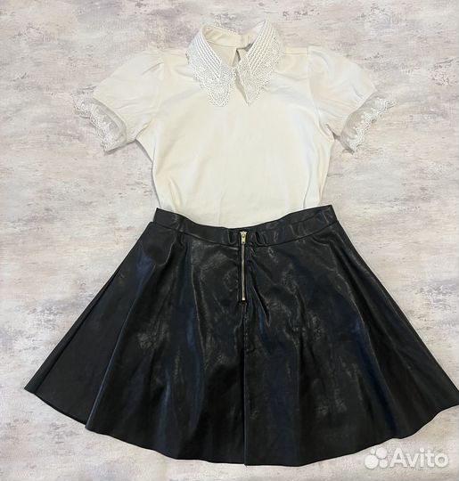 Блузка брюки Zara юбка H&M 146/152